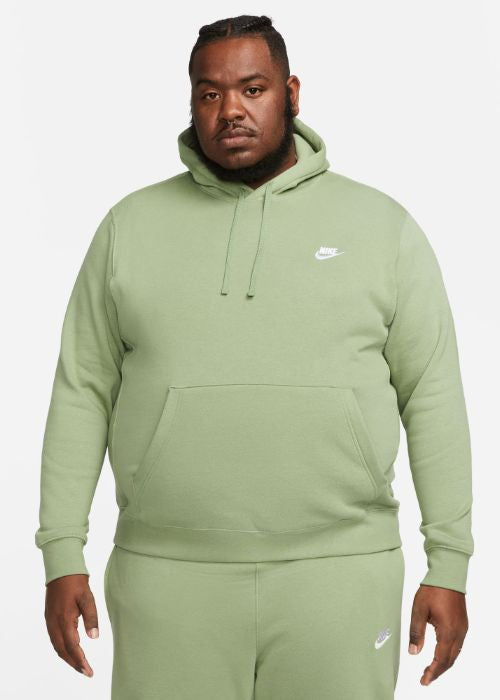 Nike Sportswear Club Hoodie Oil Green White