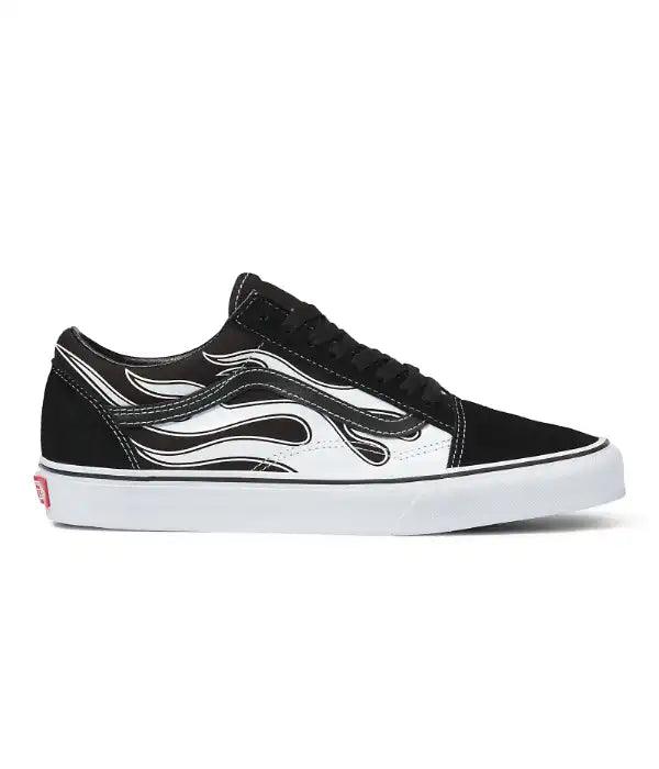 Vans old skool v surf flames skate shoes best sale