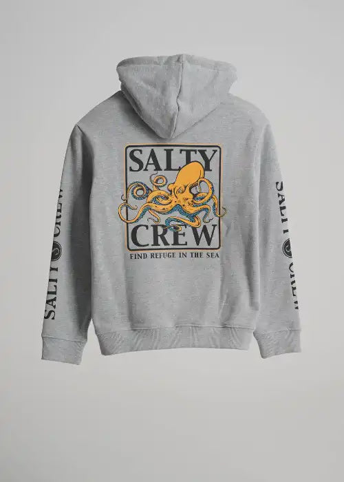 Salty Crew - Ink Slinger Boys Fleece (Grey Marle)