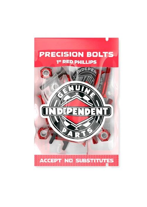 Independent - Precision Bolts 7/8" Red Phillips - Westside Surf + Street