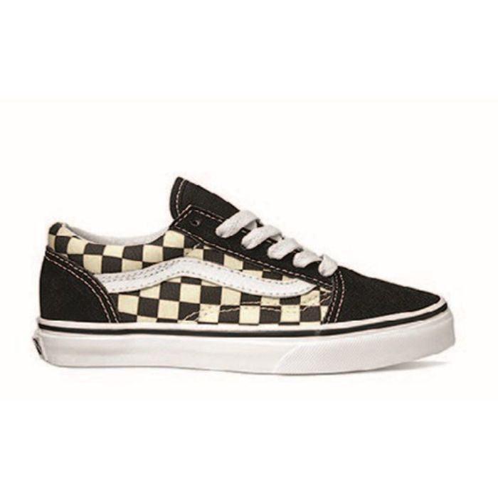 Vans - Old Skool Primary Check (Kids) - Westside Surf + Street