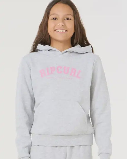 Rip Curl - Varsity Print Hoody Girls (Grey Marle)