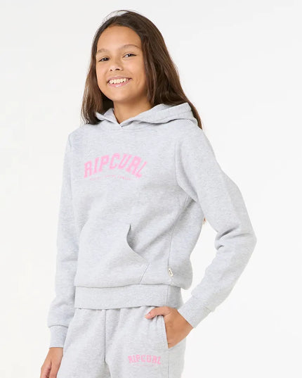 Rip Curl - Varsity Print Hoody Girls (Grey Marle)