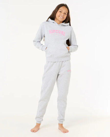 Rip Curl - Varsity Print Hoody Girls (Grey Marle)