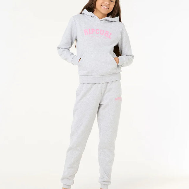 Rip Curl - Varsity Print Hoody Girls (Grey Marle)