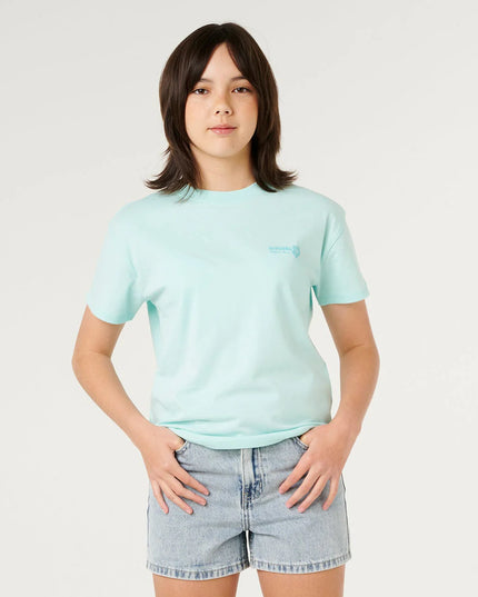 Rip Curl - Girls Hibiscus Heat Logo Tee