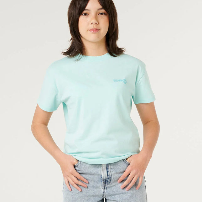Rip Curl - Girls Hibiscus Heat Logo Tee