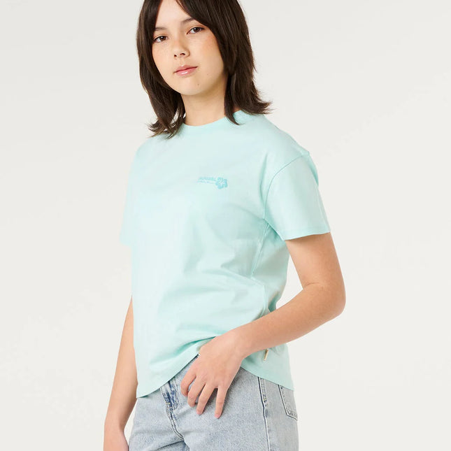 Rip Curl - Girls Hibiscus Heat Logo Tee