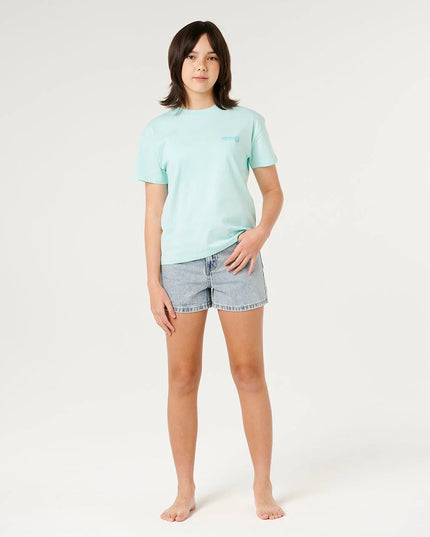 Rip Curl - Girls Hibiscus Heat Logo Tee