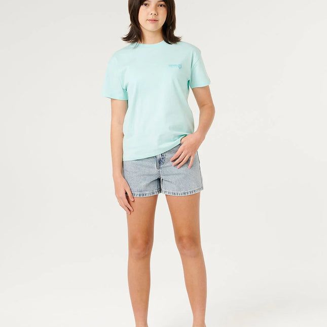 Rip Curl - Girls Hibiscus Heat Logo Tee