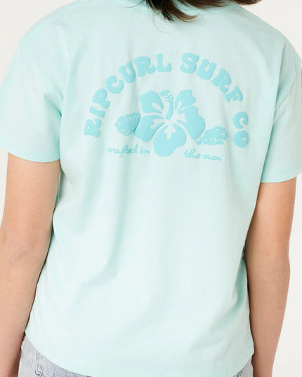 Rip Curl - Girls Hibiscus Heat Logo Tee