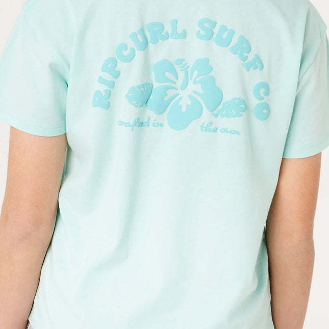 Rip Curl - Girls Hibiscus Heat Logo Tee