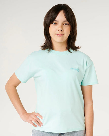Rip Curl - Girls Hibiscus Heat Logo Tee