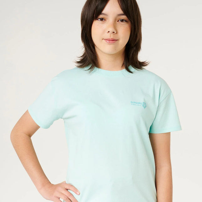 Rip Curl - Girls Hibiscus Heat Logo Tee