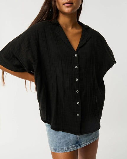 Rip Curl - Premium Short Sleeve Shirt (Black)