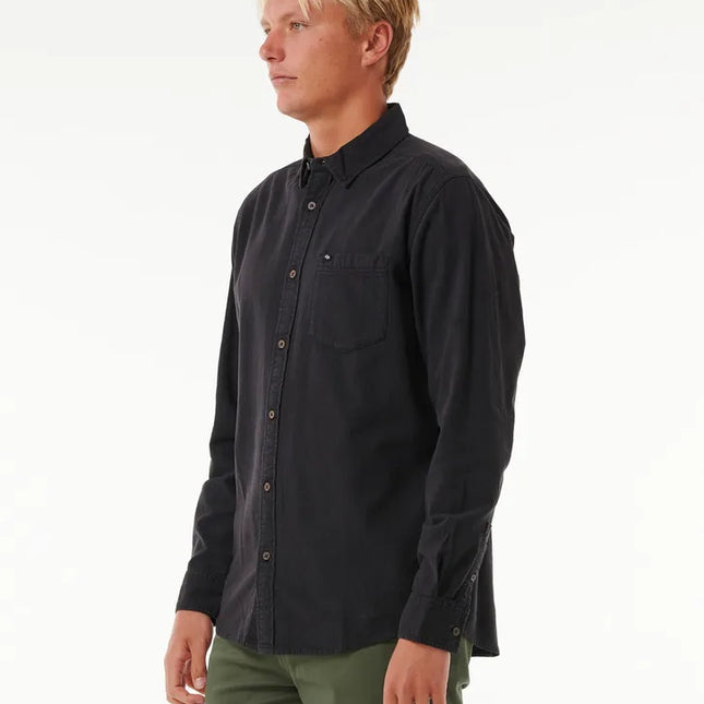 Rip Curl - Classic Surf Washed Long Sleeve Shirt (Black)