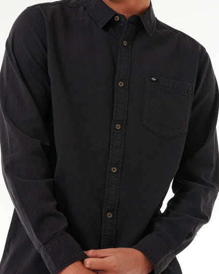 Rip Curl - Classic Surf Washed Long Sleeve Shirt (Black)