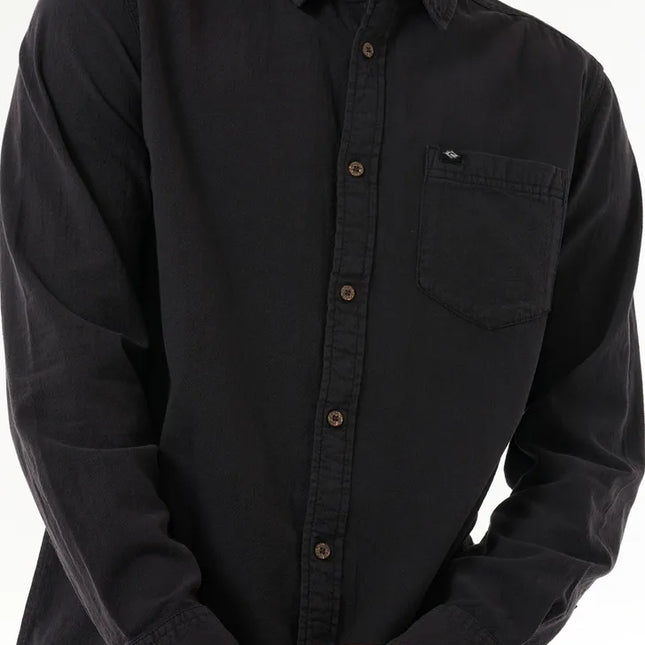 Rip Curl - Classic Surf Washed Long Sleeve Shirt (Black)