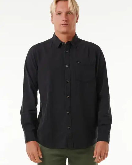 Rip Curl - Classic Surf Washed Long Sleeve Shirt (Black)