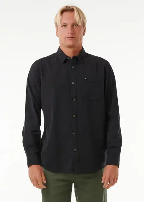 Rip Curl - Classic Surf Washed Long Sleeve Shirt (Black)