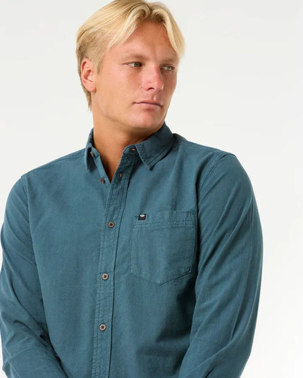 Rip Curl - Classic Surf Washed Long Sleeve Shirt (Pine Night)