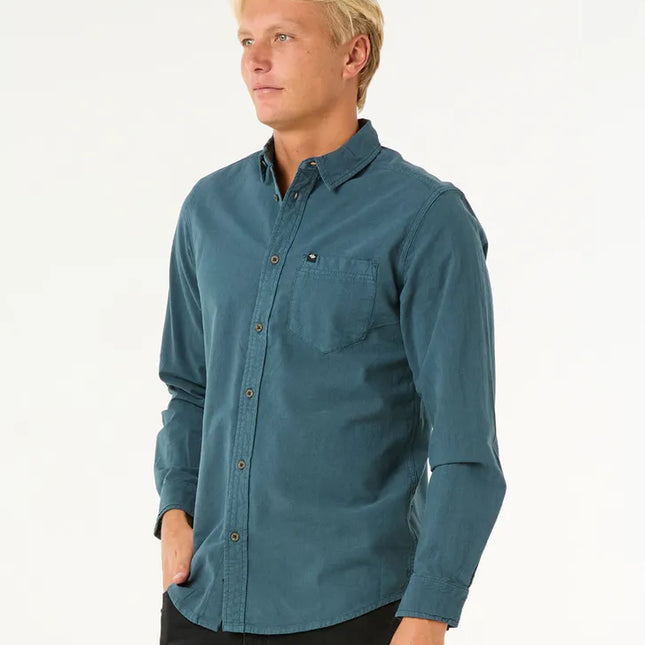 Rip Curl - Classic Surf Washed Long Sleeve Shirt (Pine Night)