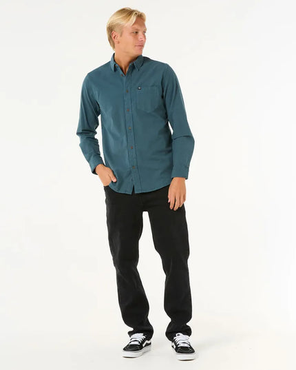 Rip Curl - Classic Surf Washed Long Sleeve Shirt (Pine Night)
