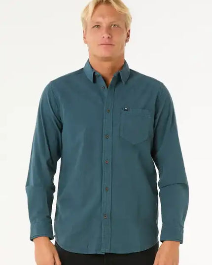 Rip Curl - Classic Surf Washed Long Sleeve Shirt (Pine Night)