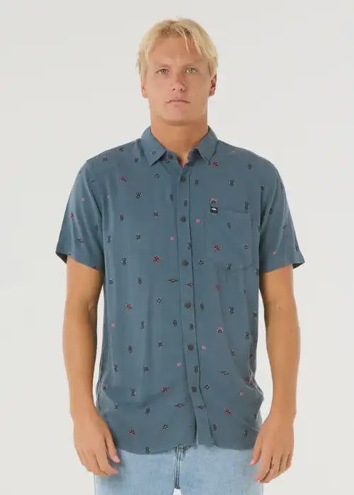 Rip Curl - Classic Surf Washed Long Sleeve Shirt (Pine Night)