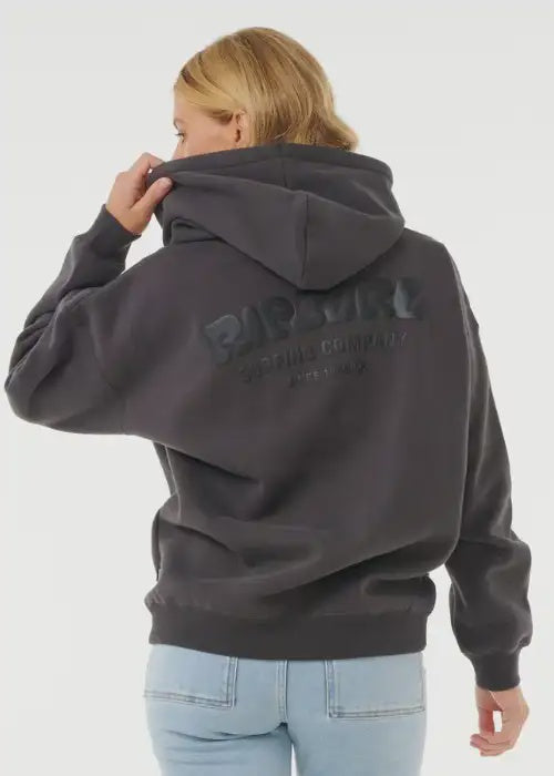 Rip Curl - Surf Puff Heritage Hood ( Washed Black)