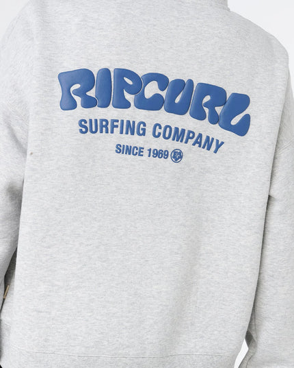 Rip Curl - Surf Puff 1/4 Zip (Grey Marle/Navy)