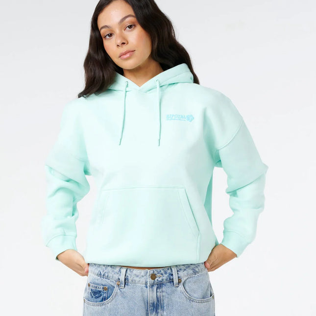 Rip Curl - Surf Puff Relaxed Hood P/P (Light Blue)