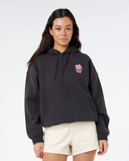 Rip Curl - Surf Puff Relaxed Hood P/P (Washed Black)