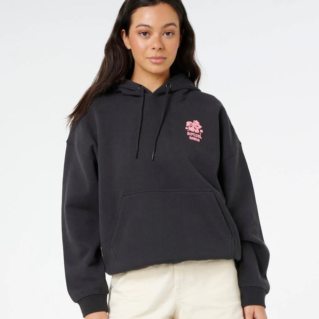 Rip Curl - Surf Puff Relaxed Hood P/P (Washed Black)