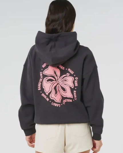 Rip Curl - Surf Puff Relaxed Hood P/P (Washed Black)