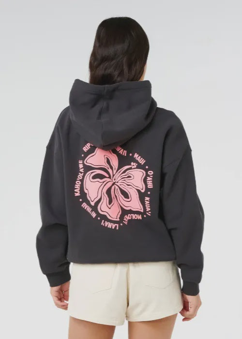 Rip Curl - Surf Puff Relaxed Hood P/P (Washed Black)