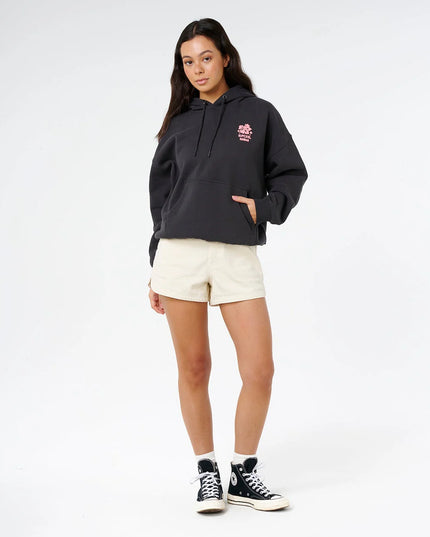 Rip Curl - Surf Puff Relaxed Hood P/P (Washed Black)