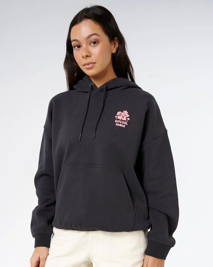 Rip Curl - Surf Puff Relaxed Hood P/P (Washed Black)