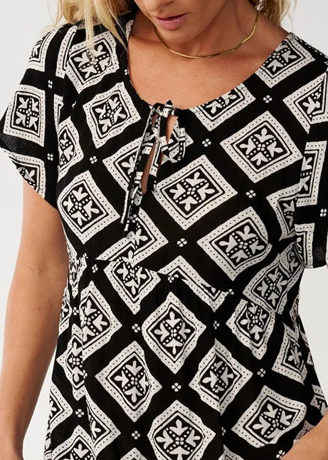 Rip Curl - Bossa Nova Shift Short Sleeve Dress