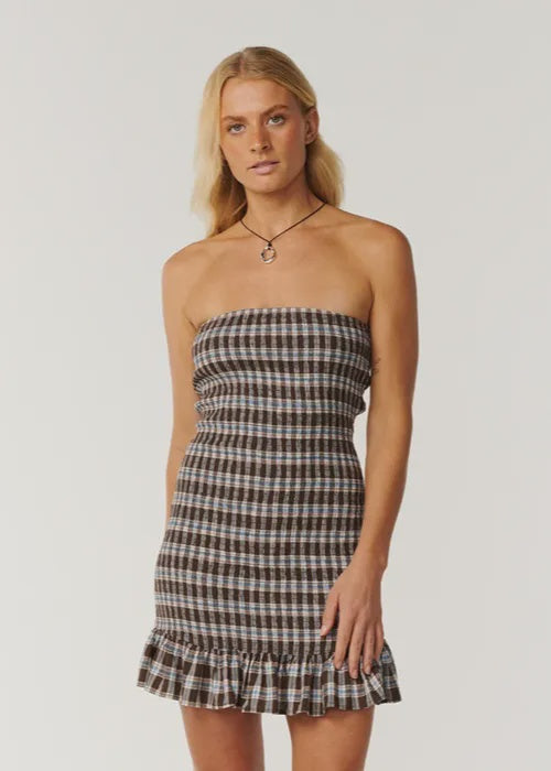 Rip Curl - Paraiso Shirred Check Dress