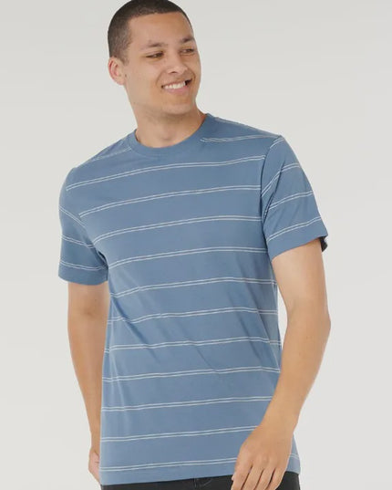 Rip Curl - Plain Stripe Tee (Bluefin)