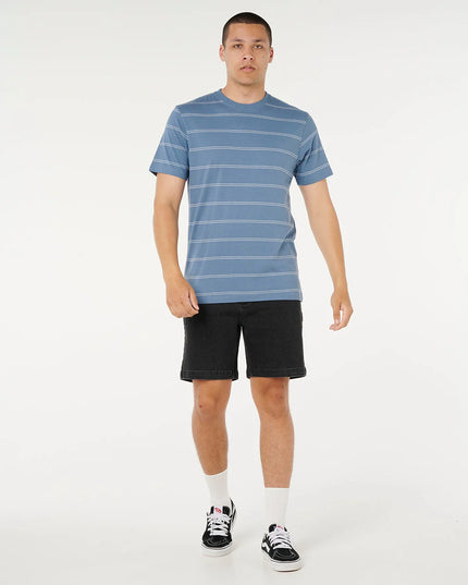 Rip Curl - Plain Stripe Tee (Bluefin)