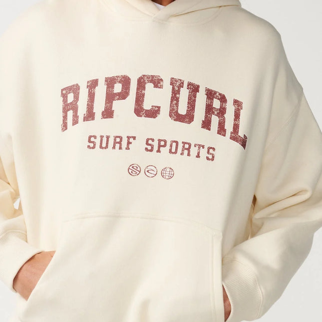 Rip Curl - Varsity Sports Oversized Hood (Bone)
