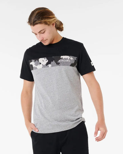 Rip Curl - Undertow Panel Tee (Black/Camo)