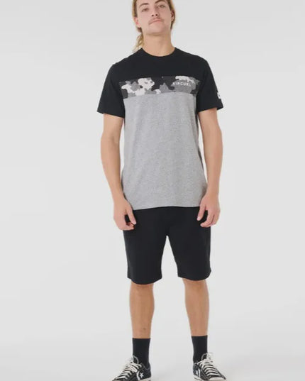 Rip Curl - Undertow Panel Tee (Black/Camo)