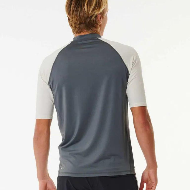 Rip Curl -Shock UV Short Sleeve Rash Vest - Westside Surf + Street