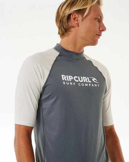 Rip Curl -Shock UV Short Sleeve Rash Vest - Westside Surf + Street