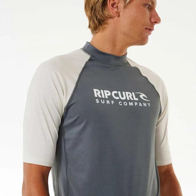 Rip Curl -Shock UV Short Sleeve Rash Vest - Westside Surf + Street