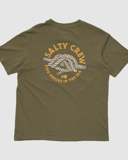 Salty Crew - Cleat Knot Premium Short Sleeve Tee (Dusty Olive)