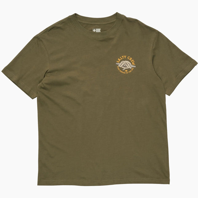 Salty Crew - Cleat Knot Premium Short Sleeve Tee (Dusty Olive)
